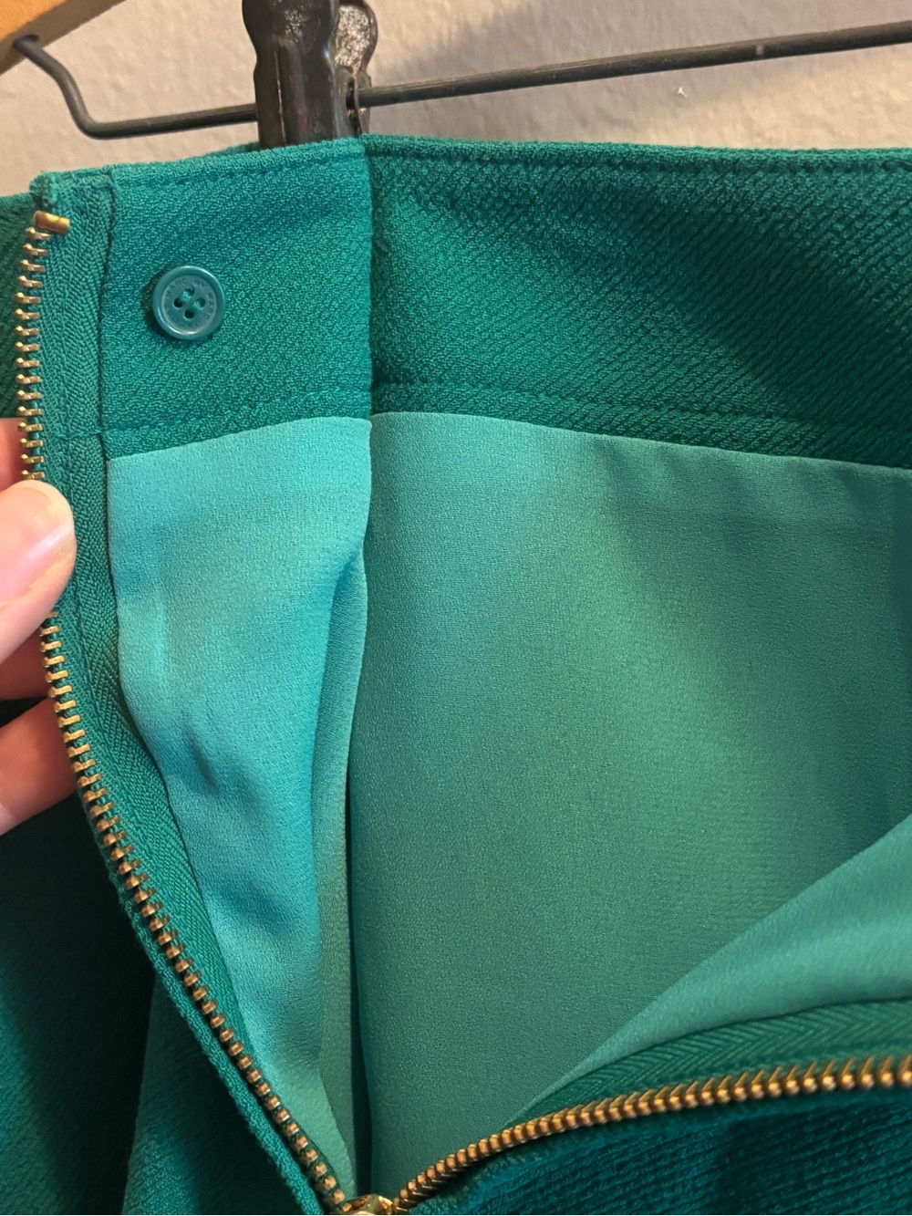 Marc by Marc Jacobs Teal Midi Skirt with Bow Pockets Cute - Picture 8 of 10